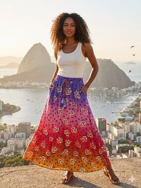 Anthropologie & Farm Rio Multicolor Bottoms